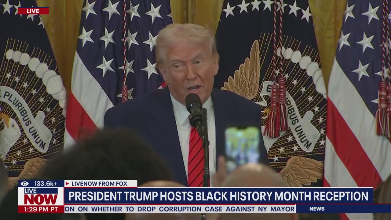 President Trumps hosts Black History Month reception