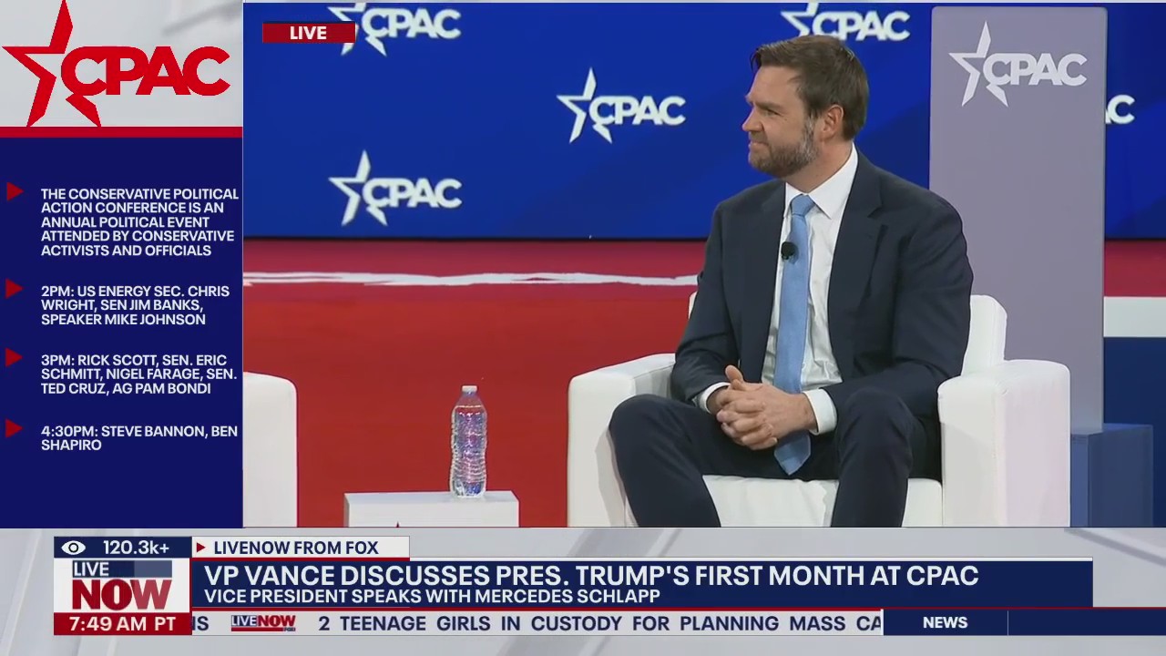 Vice President JD Vance headlines CPAC