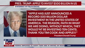 President Trump: Apple to invest billions in U.S
