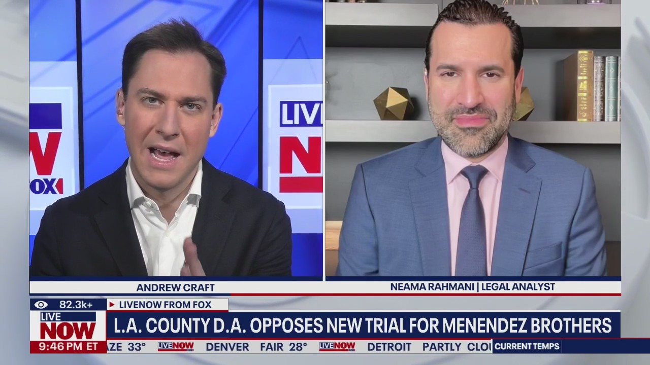 LA D.A. opposes new trial for Menendez brothers