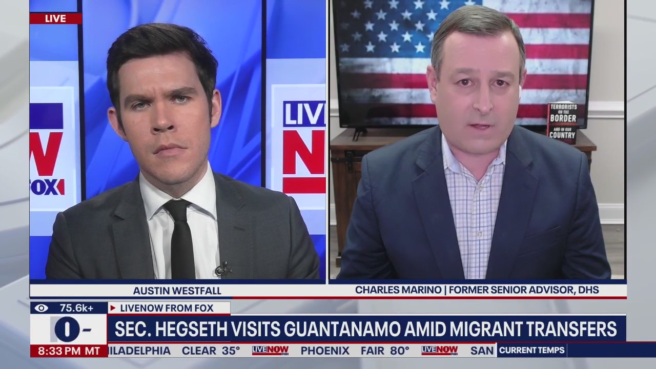 Sec. Hegseth visits GITMO amid migrant transfers