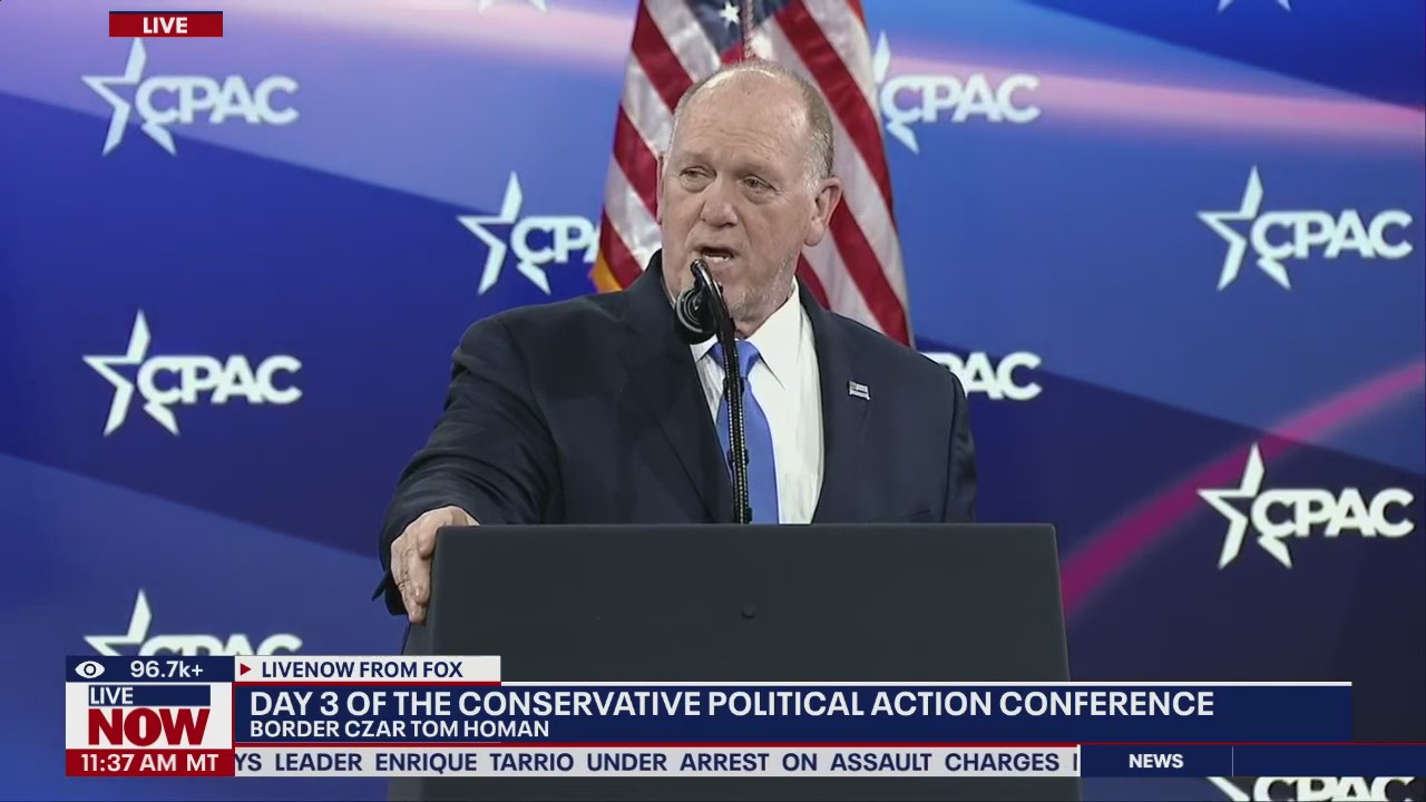 President Trump's 'border czar' speaks at CPAC