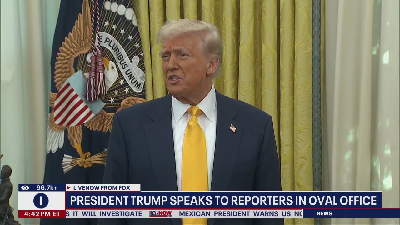 President Trump speaks on USPS, DOGE, & more