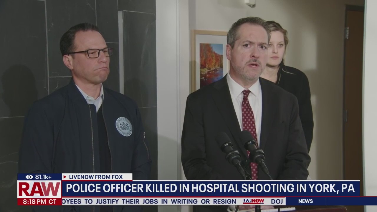 Officer killed in hospital shooting in Pennsylvania