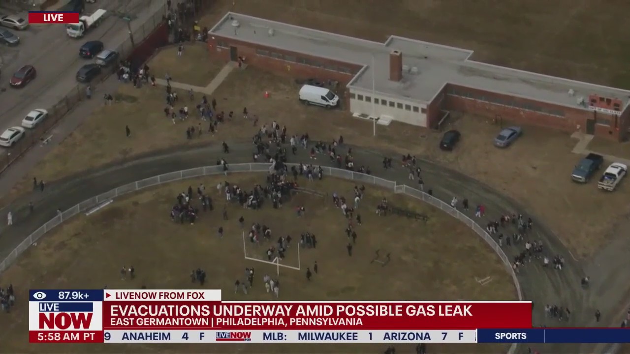 Evacuation underway amid possible gas leak in PA