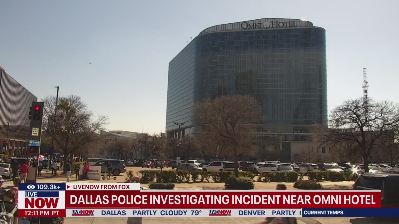 Large police presence near Dallas convention center