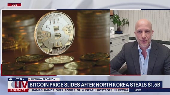 Bitcoin price slides after North Korea steals $1.5B