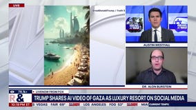 Trump posts AI video of Gaza as luxury resort