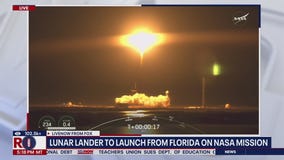Lunar lander launches from Florida on NASA mission