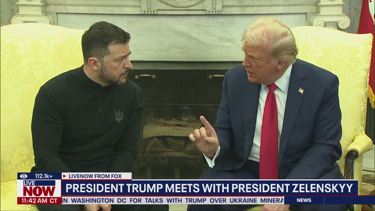 Trump argues with Zelenskyy in Oval Office