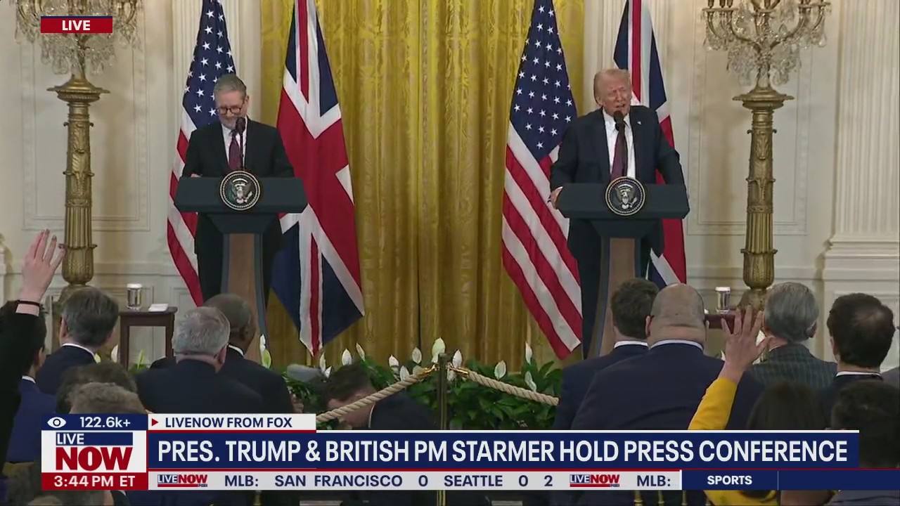 Trump, Starmer hold joint press conference