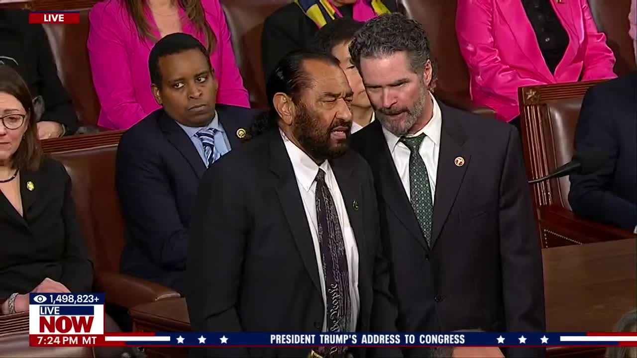 Rep. Al Green is thrown out of Congress
