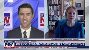 Starbucks laying off corporate workers, cutting menu