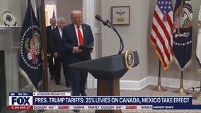 Trump's 25% tariffs on Mexico & Canada in effect