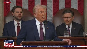 Trump talks tariffs during Congressional address