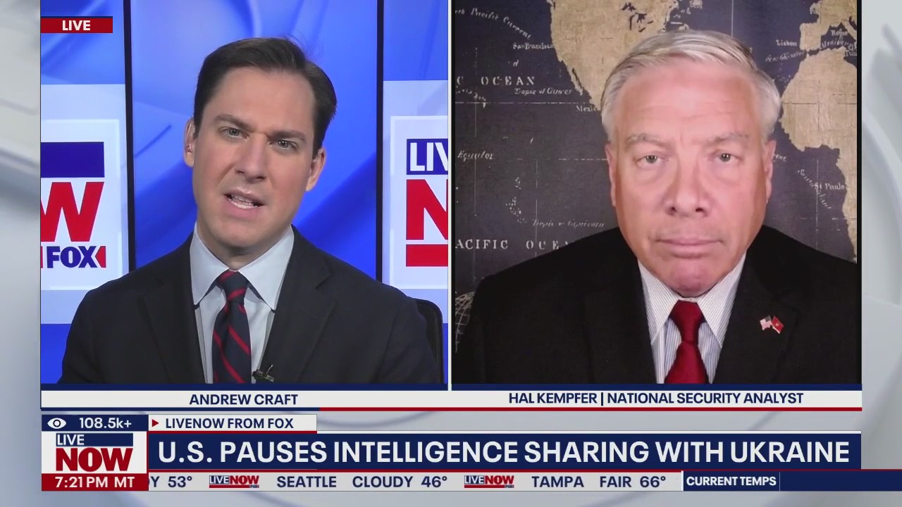 U.S. pauses intelligence sharing with Ukraine