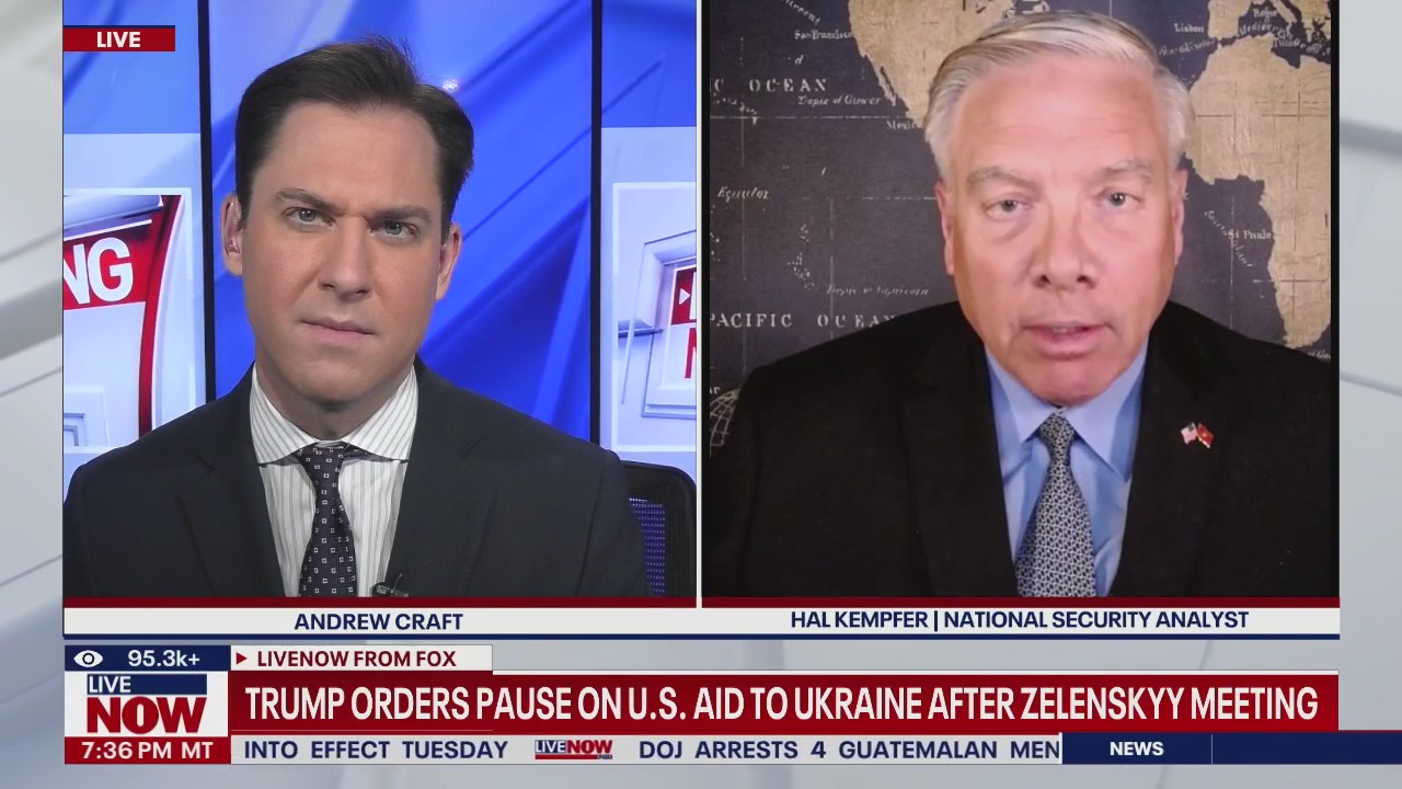 Trump orders pause on U.S. aid to Ukraine