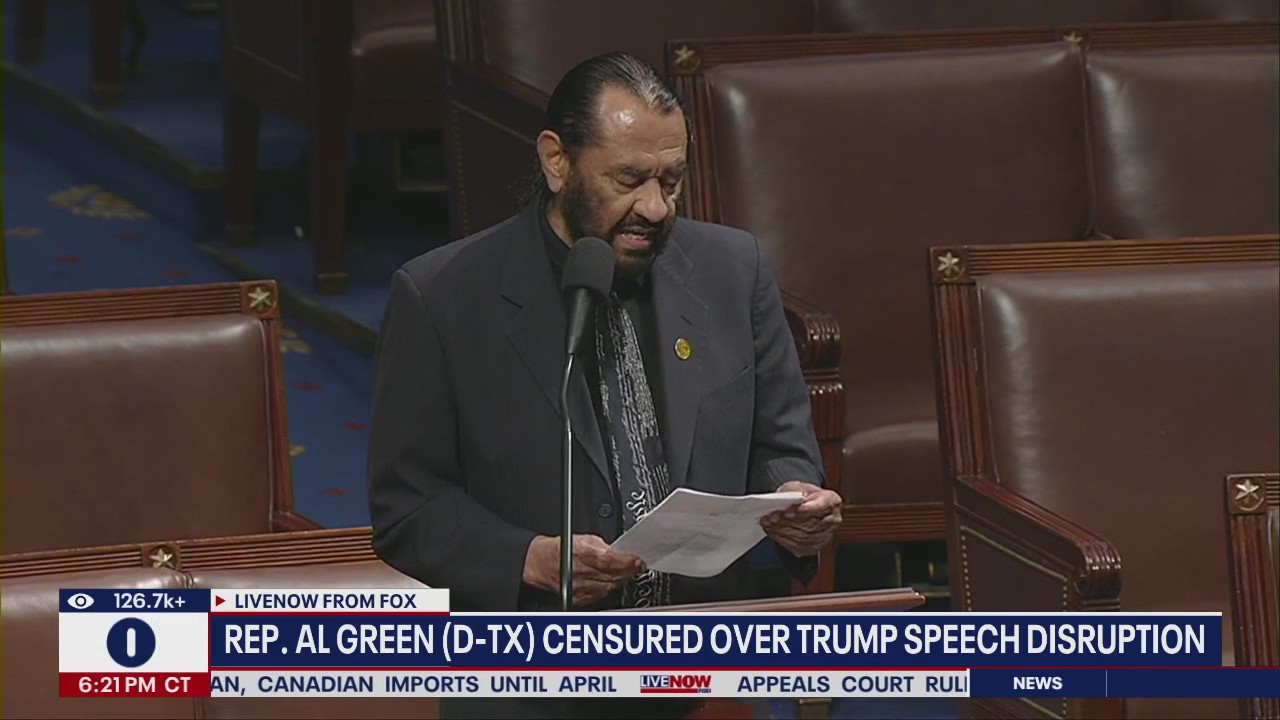 Rep. Al Green addresses removal from House floor