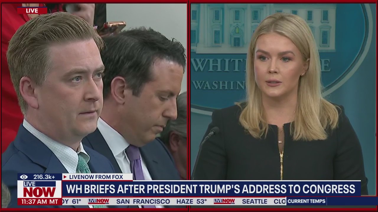 White House briefing after Trump's speech to Congress