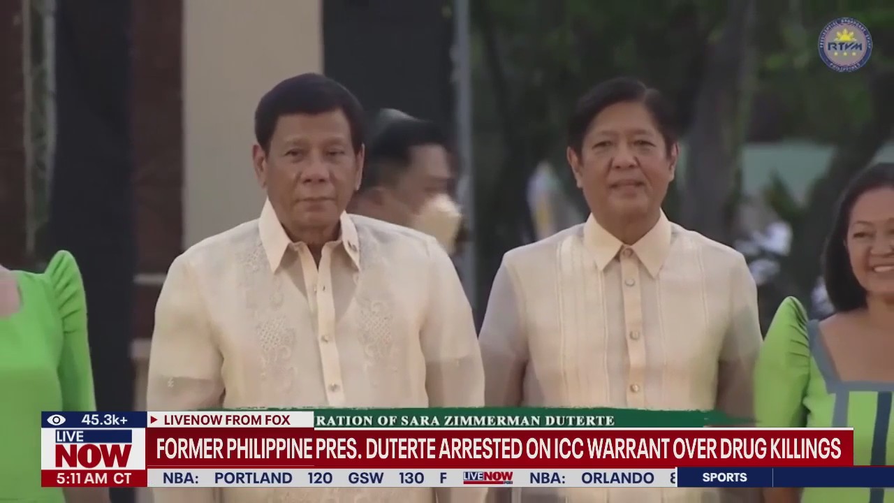 Former Philippine president arrested on ICC warrant