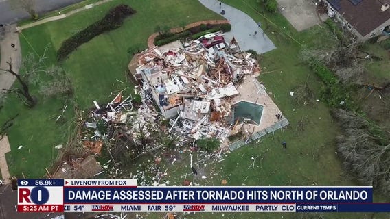 EF2 tornado hits FOX 35 Orlando TV station