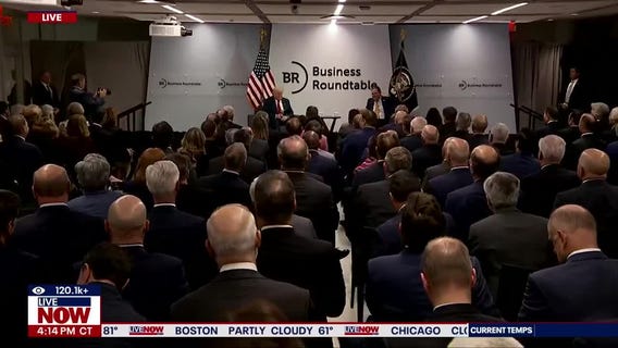 President Trump business roundtable event