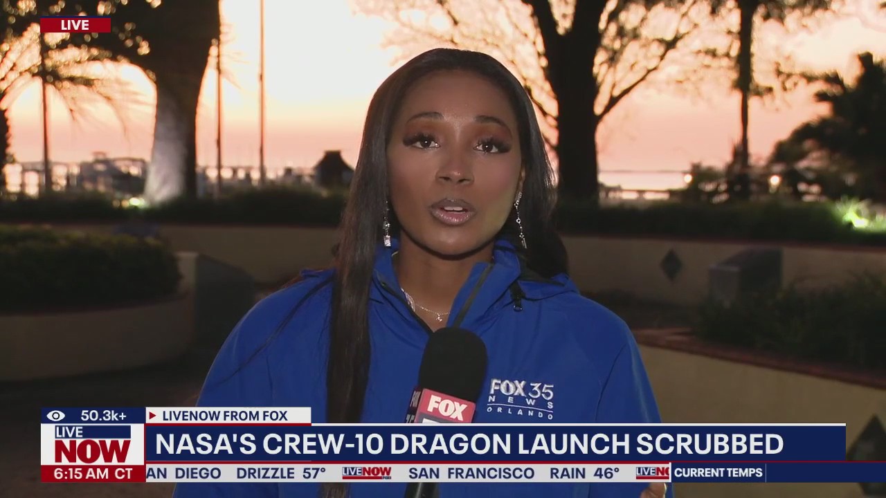 NASA's Crew-10 dragon launch scrubbed Wednesday