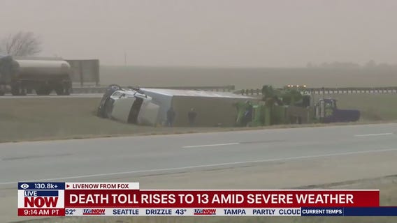 Severe weather outbreak: Death toll rises to 13