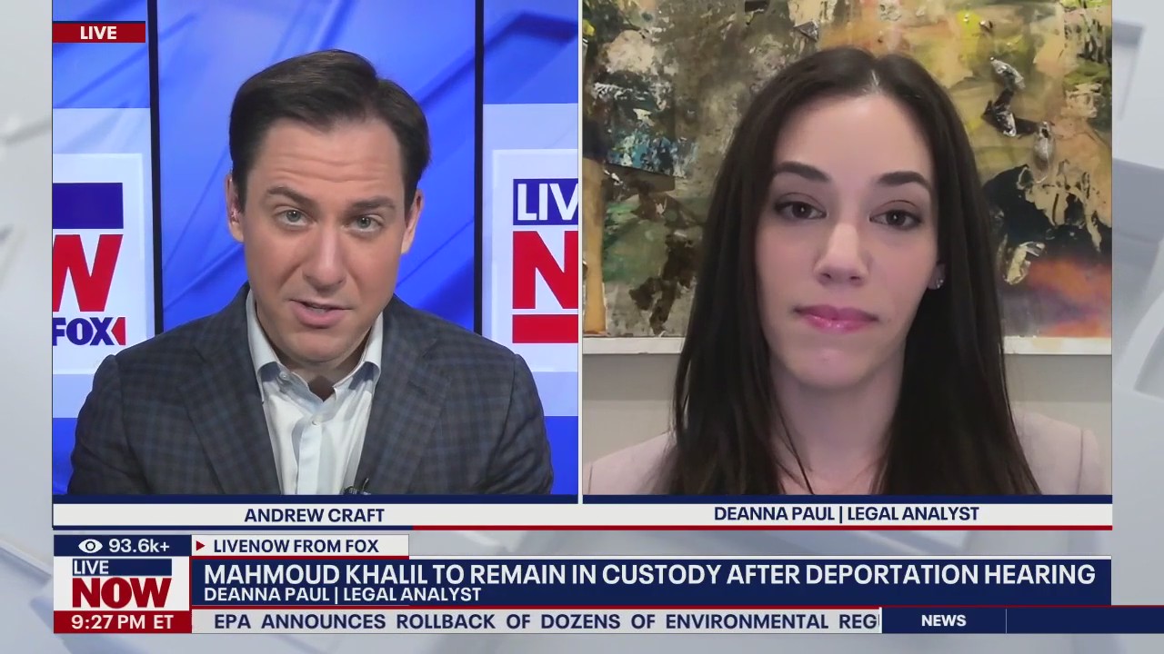 Mahmoud Khalil to remain in custody after hearing | LiveNOW from FOX