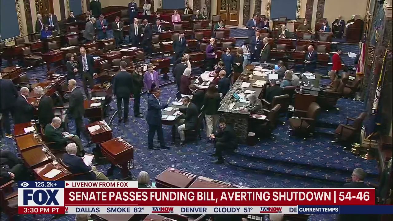 Senate passes funding bill, avoiding gov't shutdown