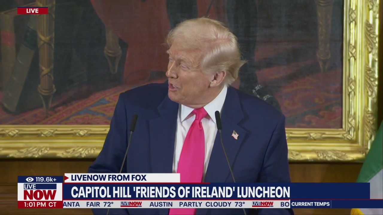 President Trump speaks at 'Friends of Ireland' lunch