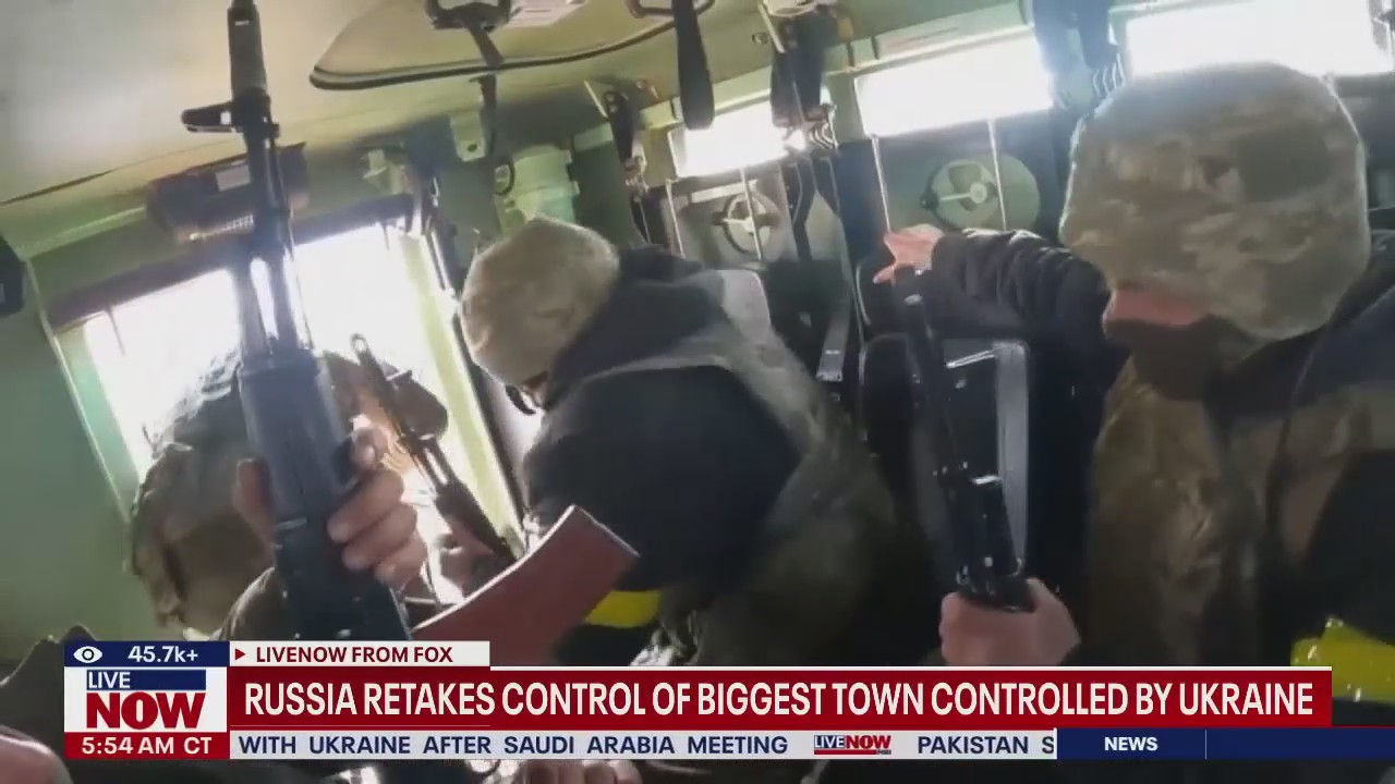 Russia regains control of town controlled by Ukraine