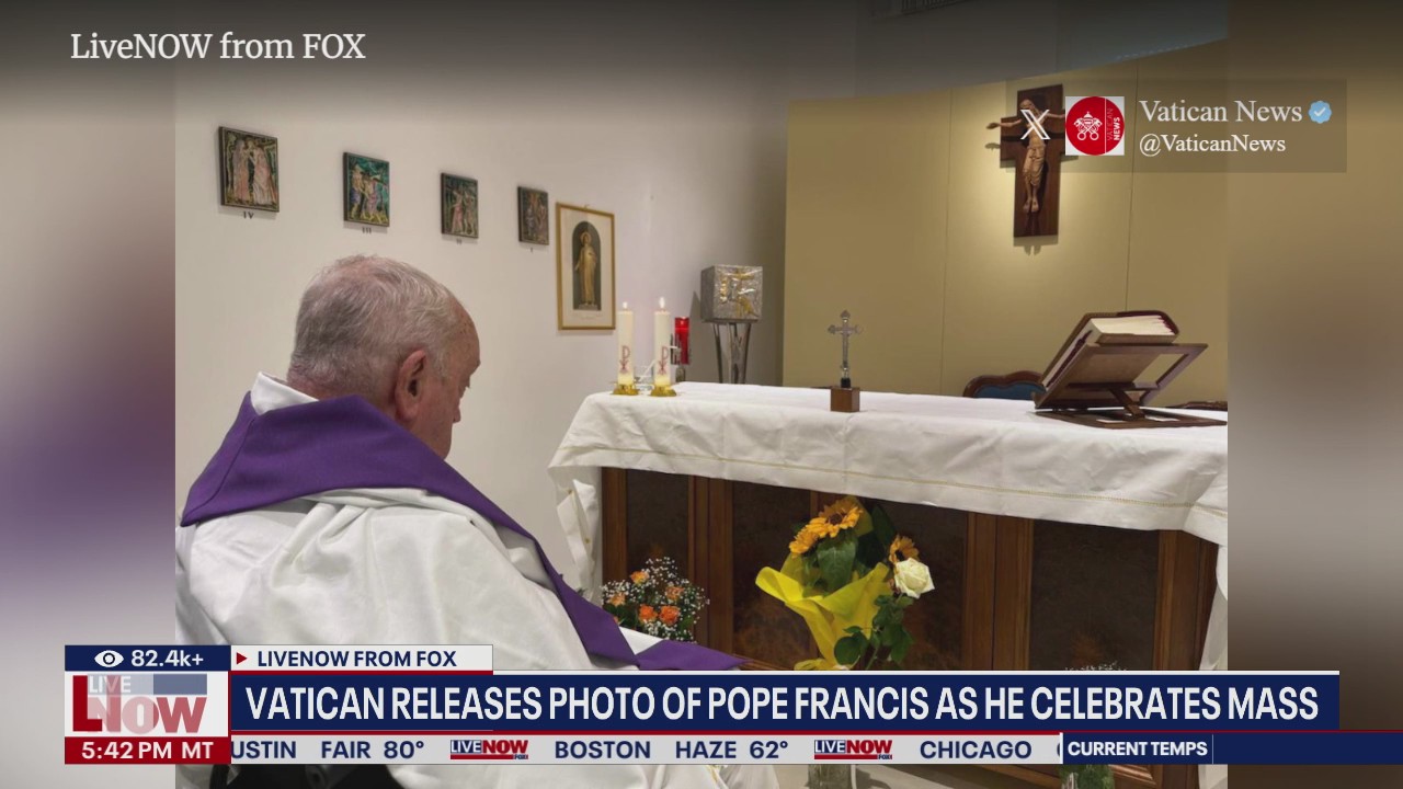 Vatican releases new photo of Pope Francis