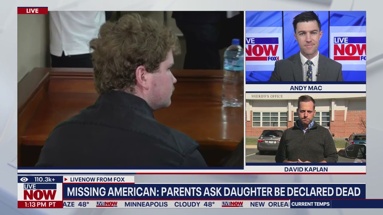 Parents ask that missing daughter be declared dead