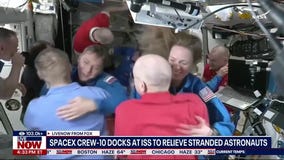 SpaceX capsule delivers new astronaut crew to ISS