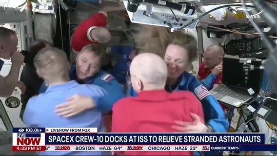 SpaceX capsule delivers new astronaut crew to ISS