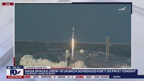 NASA's SpaceX Crew-10 headed for the ISS