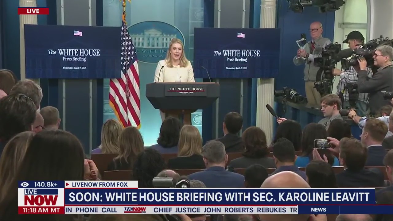 Press Sec. Karoline Leavitt holds WH briefing