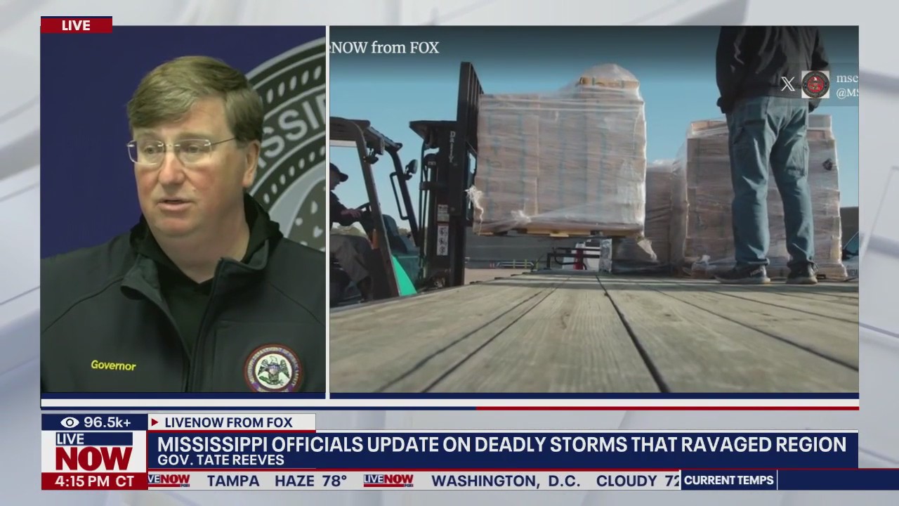 Mississippi officials update on deadly storms