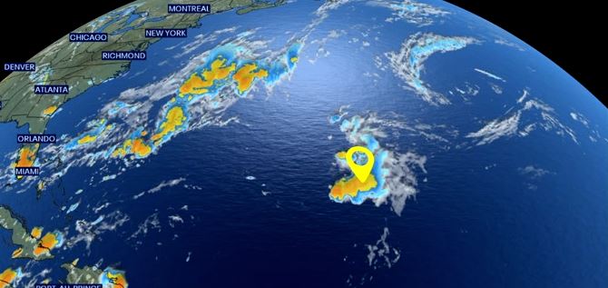Will system in the Atlantic become tropical?