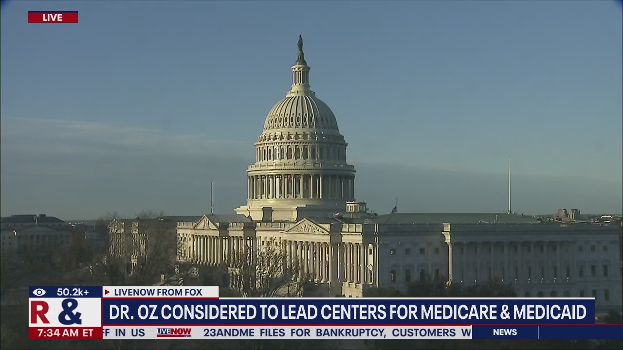 Dr. Oz considered to lead Medicaid & Medicare