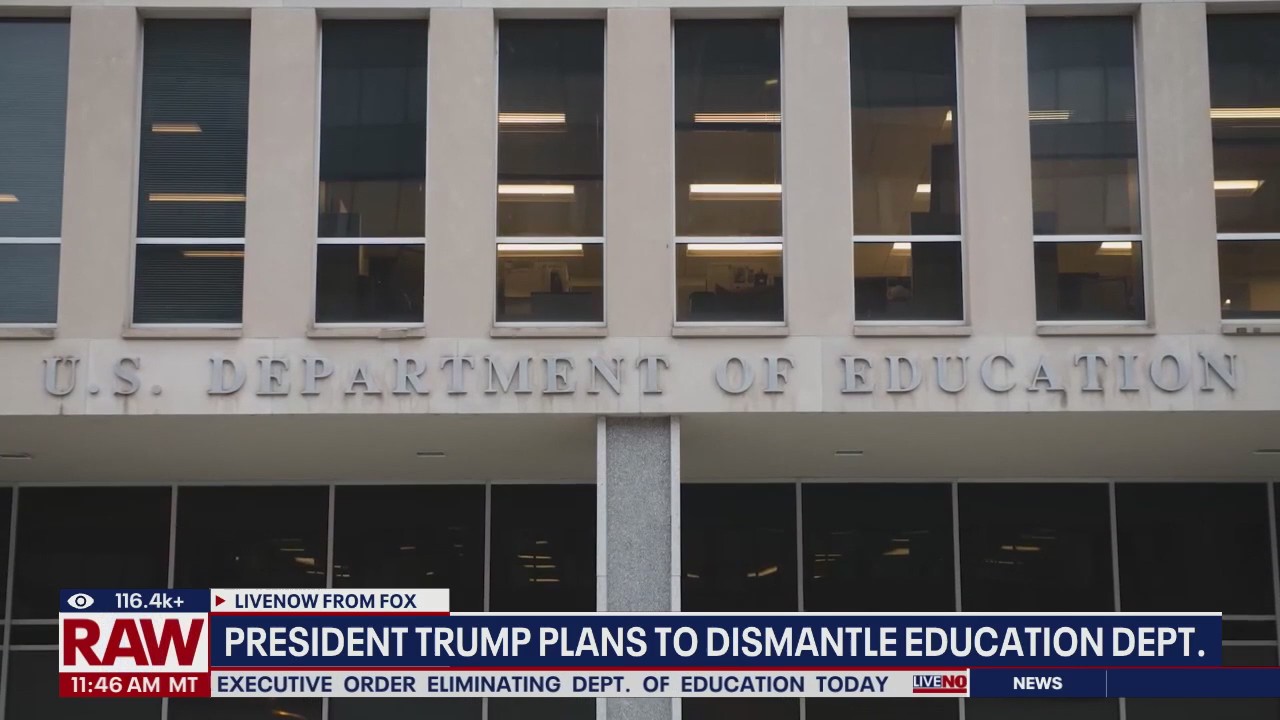 Trump to sign order aimed at shutting down Education Dept.