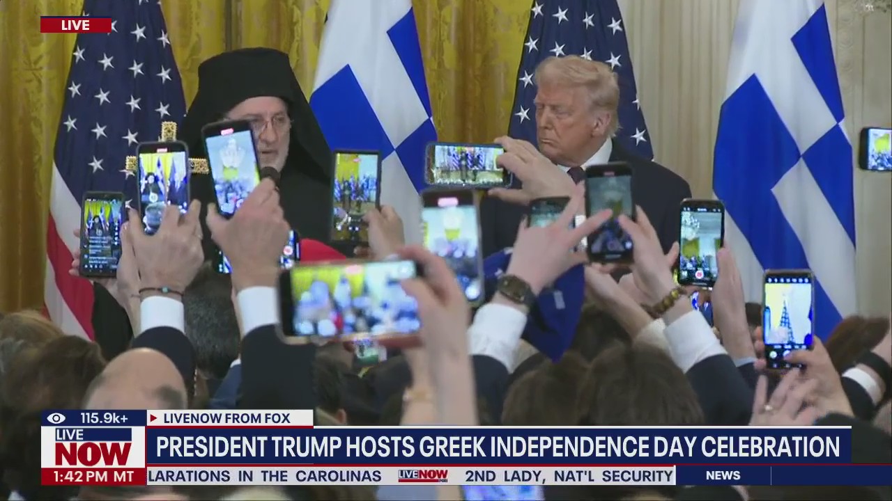 President Trump meets with Greek leaders