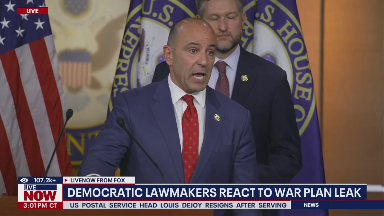 Democratic lawmakers react to war plan leak