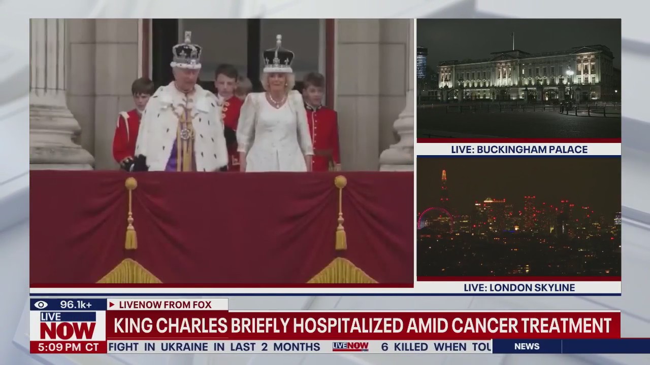 King Charles hospitalized amid cancer treatment | LiveNOW from FOX