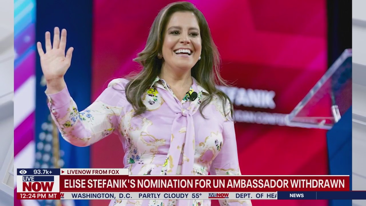 Stefanik's nomination for UN Ambassador withdrawn