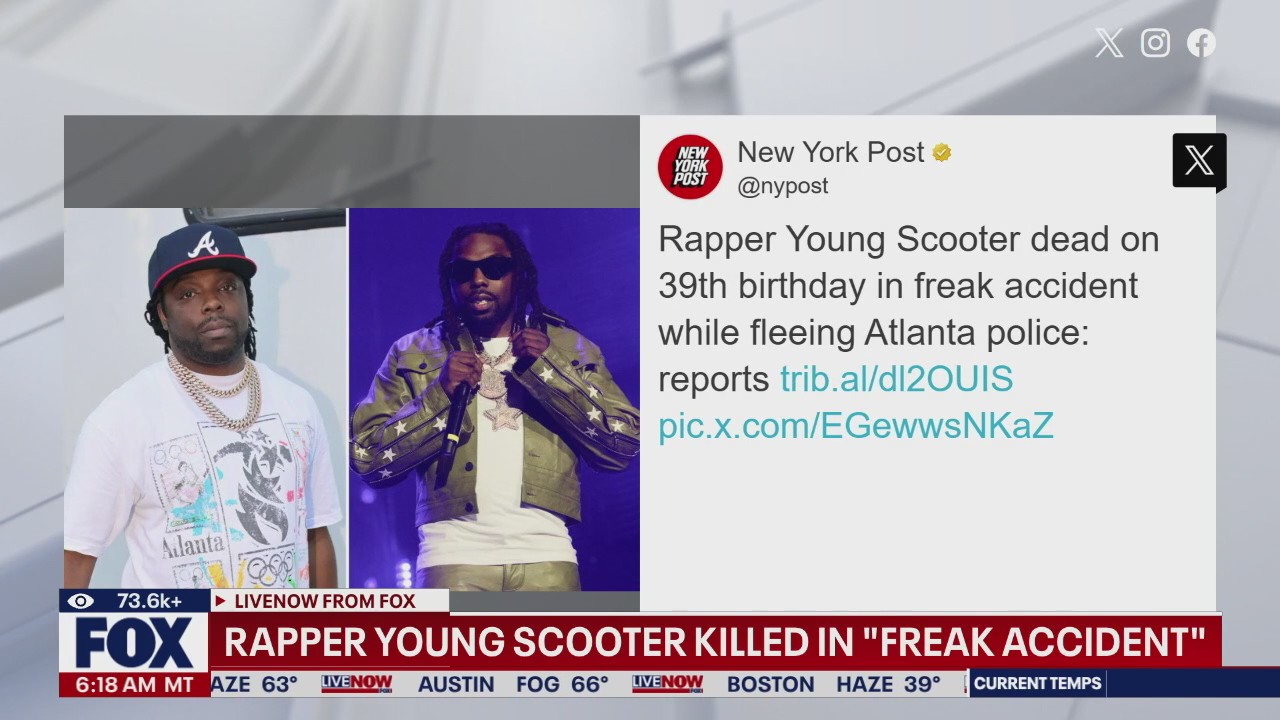 Rapper 'Young Scooter' killed in "freak accident"