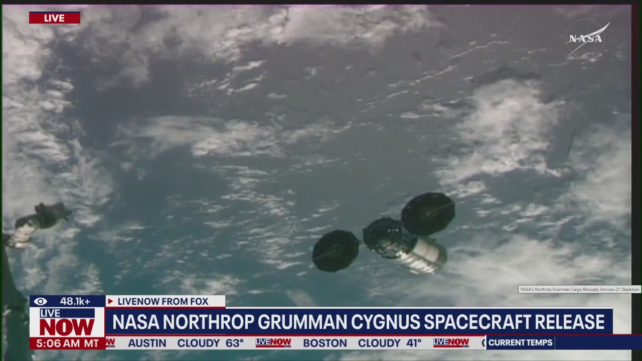 NASA Cygnus spacecrafts returns to earth