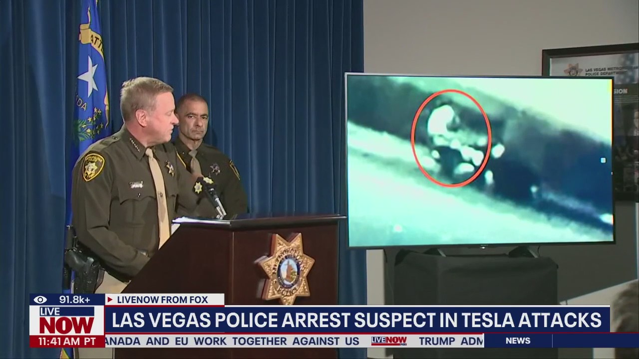 Tesla attack in Las Vegas: Suspect arrested