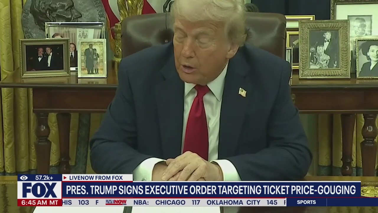 Trump executive order targets ticket price-gouging